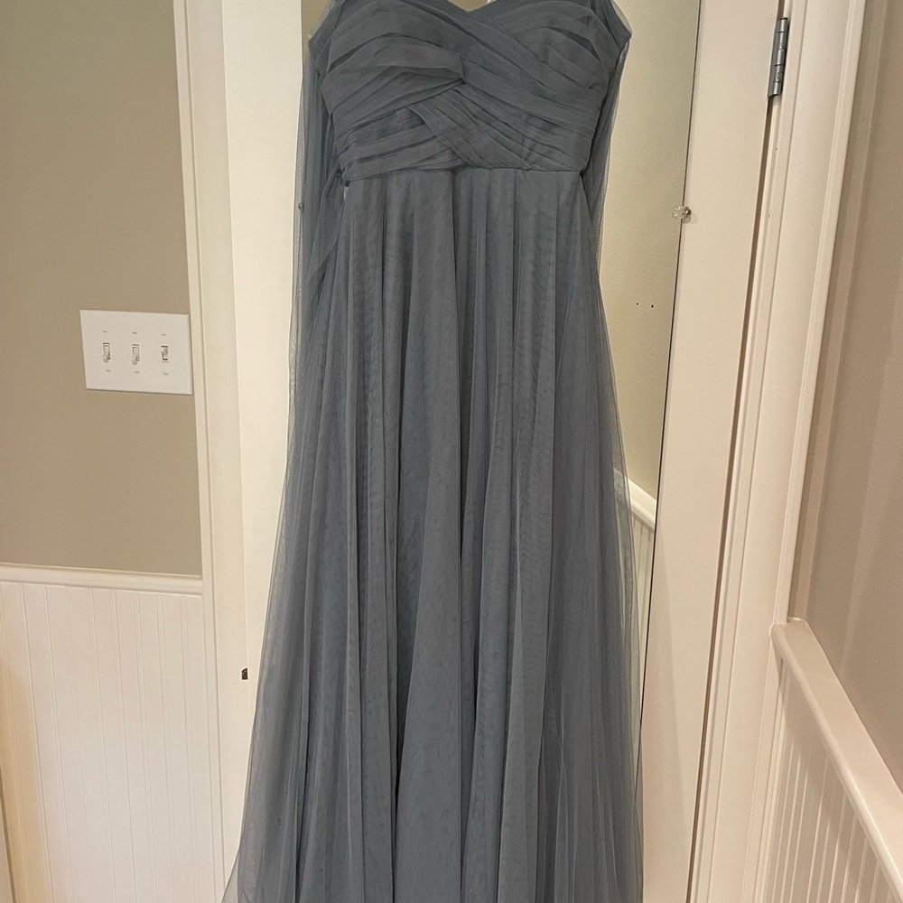 Jenny Yoo Julia convertible size 10 Mayan Blue